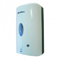 Диспенсер наливной для жидкого мыла серсорный, пластик, белый KSITEX ASD-7960W 1,2л 1/1
