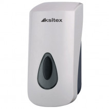 Диспенсер наливной для жидкого мыла пластик, белый KSITEX SD-1068AD 1л 1/1