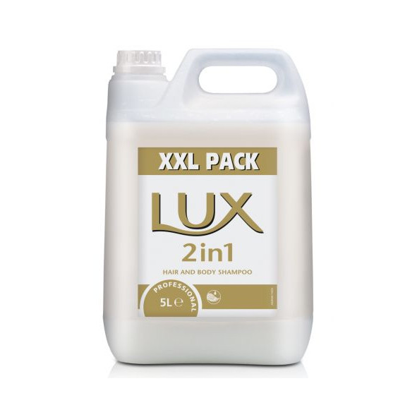 Шампунь и гель для душа LUX 2в1 Professional Hair and body shampoo 5л 2/1