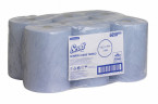 Полотенце бумажное синее KIMBERLY SCOTT® SLIMROLL 1сл, 165м 6/1