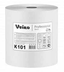 Полотенца бумажные в рулонах Veiro Professional Basic, 1 сл, 180 м, натурального цвета