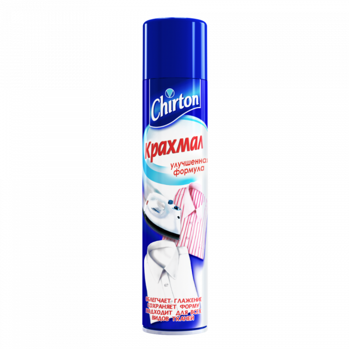 Аэрозоль спрей для подкрахмаливания CHIRTON 300мл 1/24