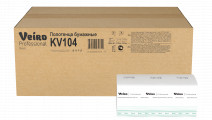 Полотенца для рук V-сложение Veiro Professional Basic, 1 сл, 250 шт, натурального цвета