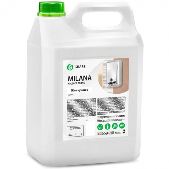 Крем-мыло ЖЕМЧУЖНОЕ MILANA 5кг 1/4