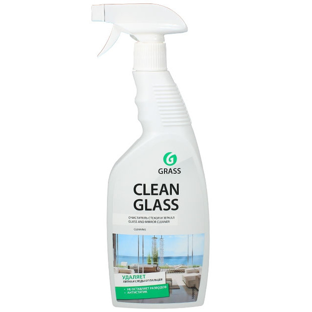 Очиститель для стекол, зеркал CLEAN GLASS 600мл с курком 1/12