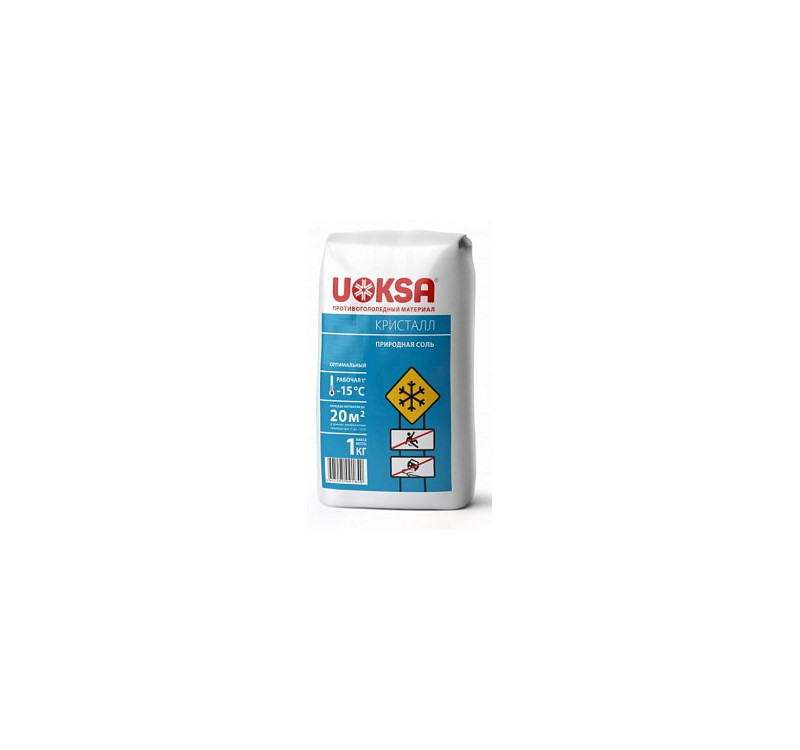 Реагент UOKSA КрИстал -15°C, 20кг мешок