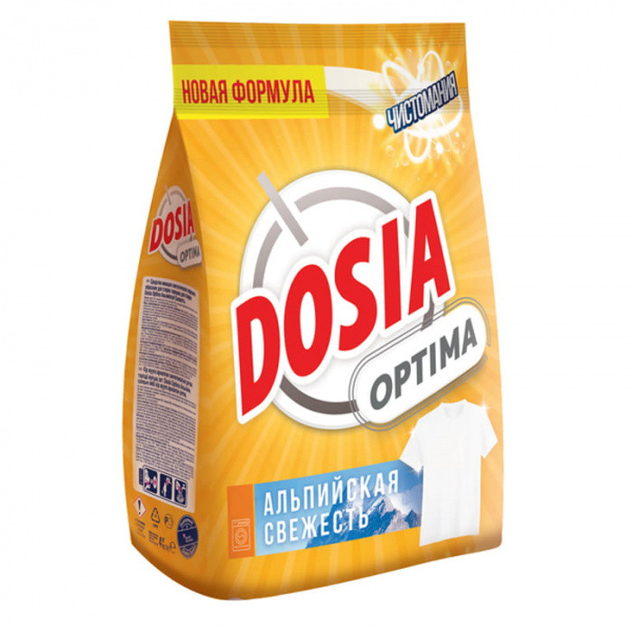 Стиральный порошок автомат OPTIMA АЛЬПИЙСКАЯ СВЕЖЕСТЬ DOSIA 1,2кг