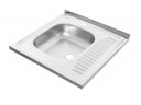 Мойка Сокол Мойка накладная 600 Металл, Левый