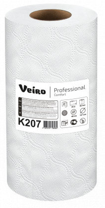 Полотенца бумажные в стандартных рулонах Veiro Professional Comfort, 2 сл, 12.5 м, белые