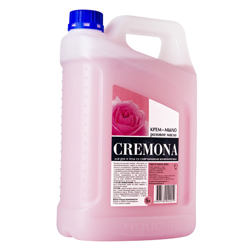 Крем-мыло РОЗОВОЕ МАСЛО CREMONA 5л 1/4
