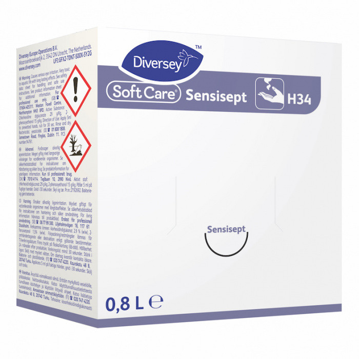 Крем-мыло для рук дезинфициующее SOFT CARE SENSISEPT 800мл 6/1