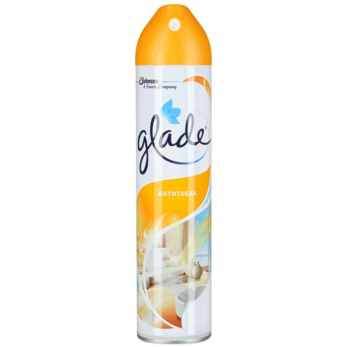 Освежитель воздуха АНТИТАБАК GLADE 300мл 1/12