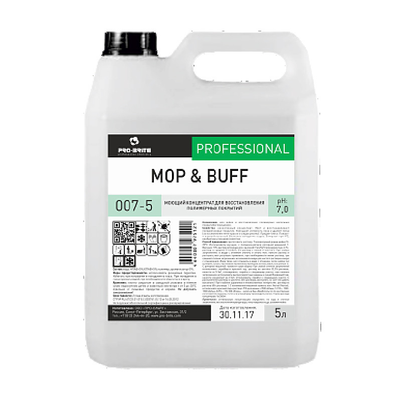 Mop&Buff моющий концентрат (до 1:20) для восстановления полимерных покрытий