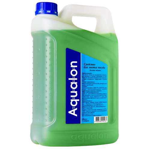 Средство для посуды ЗЕЛЕНОЕ ЯБЛОКО AQUALON 5л