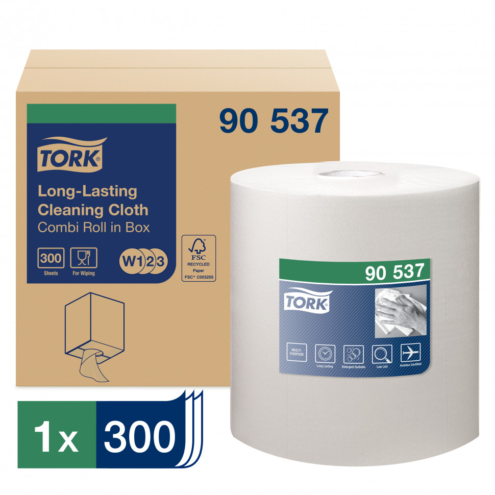 Нетканый материал Tork для интенсивной очистки