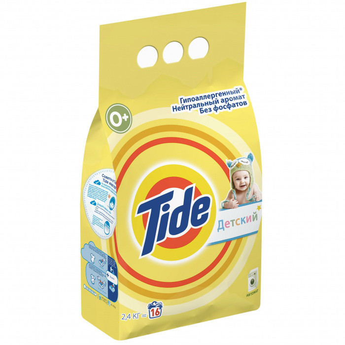 Стиральный порошок автомат TIDE ДЕТСКИЙ 2,4кг 1/6