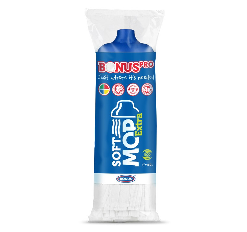 МОП с резьбовым креплением 160г вискоза синий BonusPRO