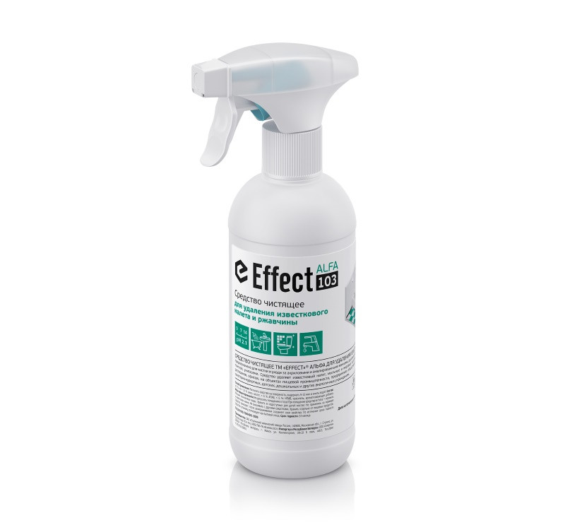 Средство для мытья сантехники 500мл EFFECT ALFA 103 генеральная уборка, триггер (13114)