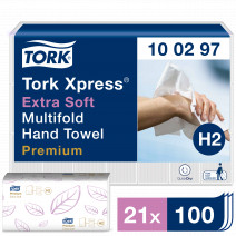 Tork Xpress® листовые полотенца сложения Multifold ультрамягкие