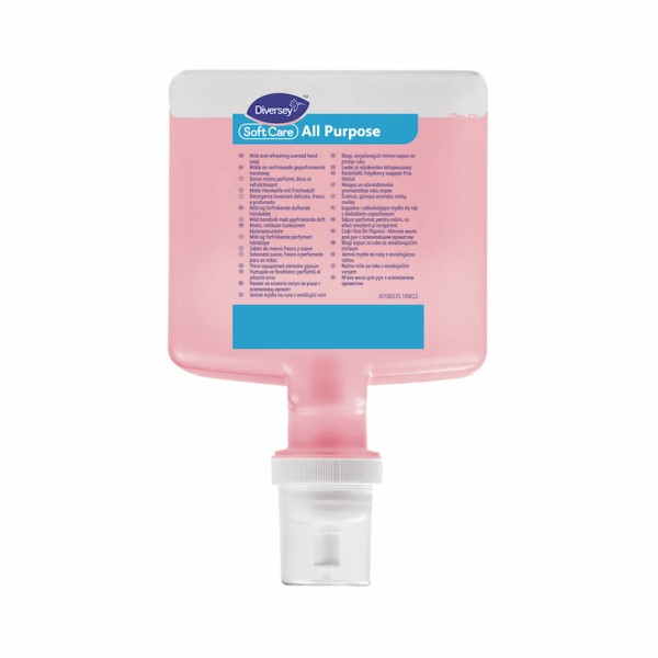 Мягкое мыло для рук с освежающим ароматом SOFT CARE All Purpose 1,3л 4/1