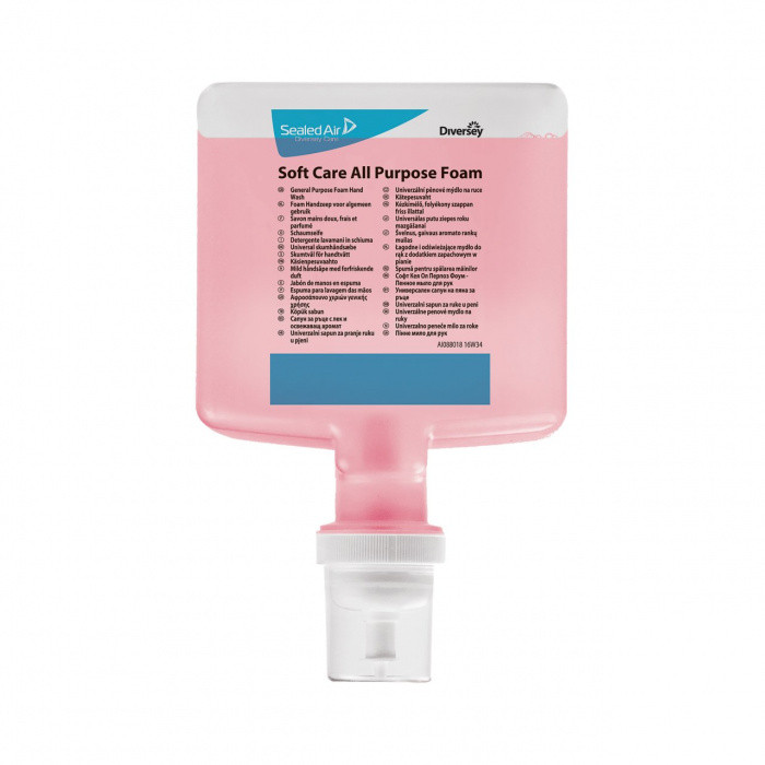 Пенное мыло для рук SOFT CARE All Purpose Foam 1,3л 4/1