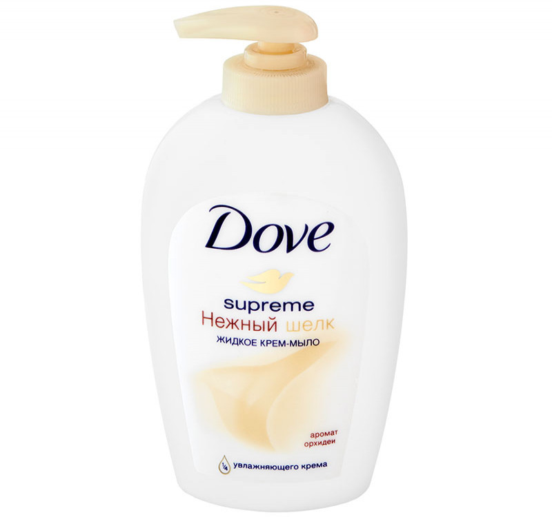 Жидкое крем-мыло 250мл Dove с дозатором
