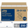 Полотенца в пач. Tork Xpress Singlefold ZZ-сл, 2-сл, 250л, 23х24,8см, белый 1/15