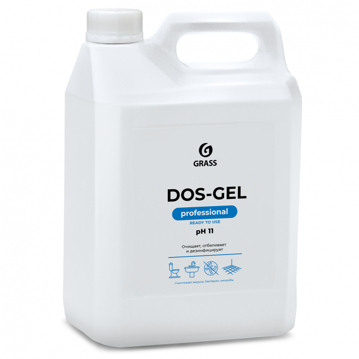 Дезинфицирующий чистящий гель DOS GEL 5,3кг 1/4
