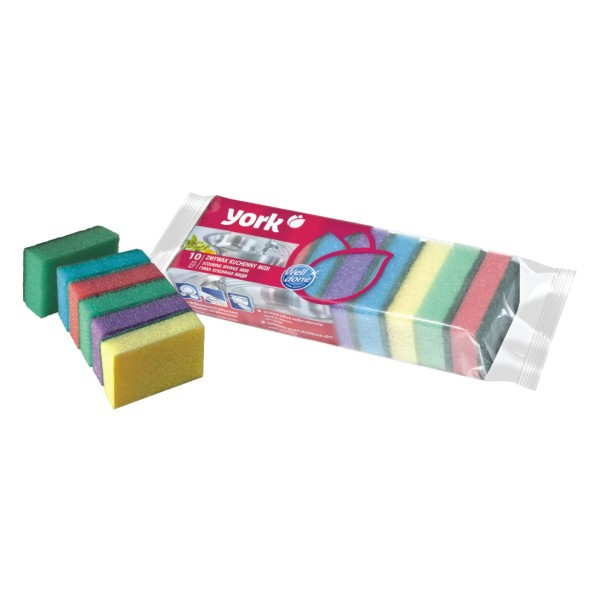 Губки для посуды YORK MIDI 10шт 1/60