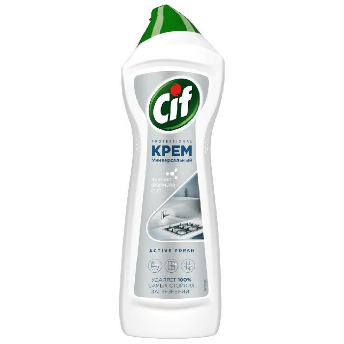 Универсальный крем с микрогранулами АКТИВ ФРЕШ Professional CIF 750мл