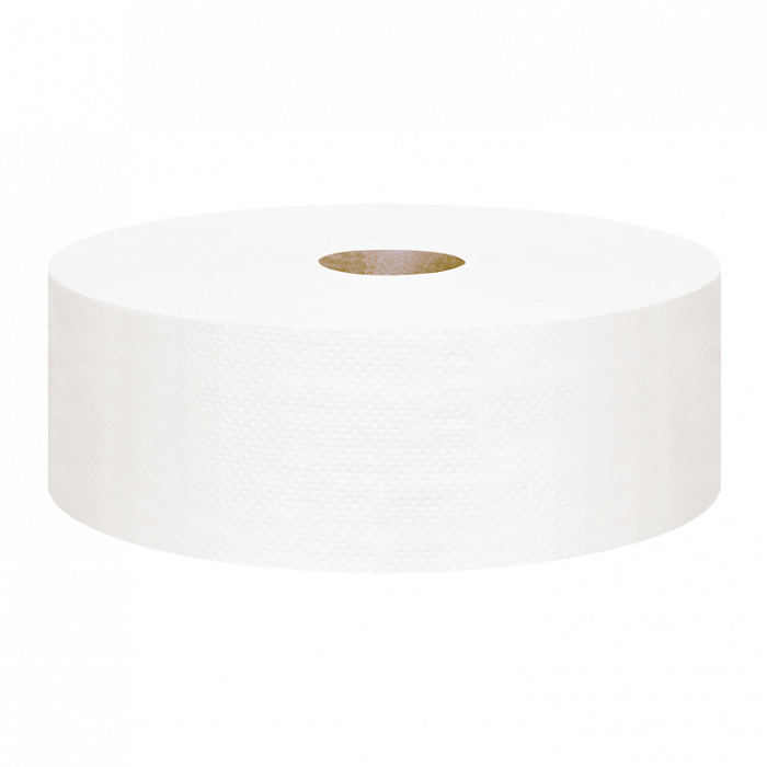 Туалетная бумага белая FOCUS EKO JUMBO 1сл, 450м 12/1