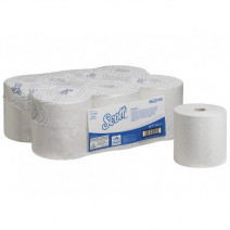 Полотенце бумажное белое KIMBERLY SCOTT® CONTROL 1сл, 250м, 1000л 6/1