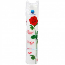 Ватные диски РУСАЛОЧКА SUPER SOFT 120шт 1/24