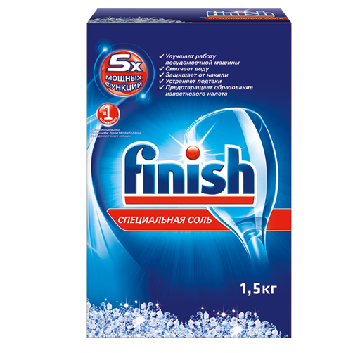 Соль для посудомоечных машин FINISH 1.5кг 1/12