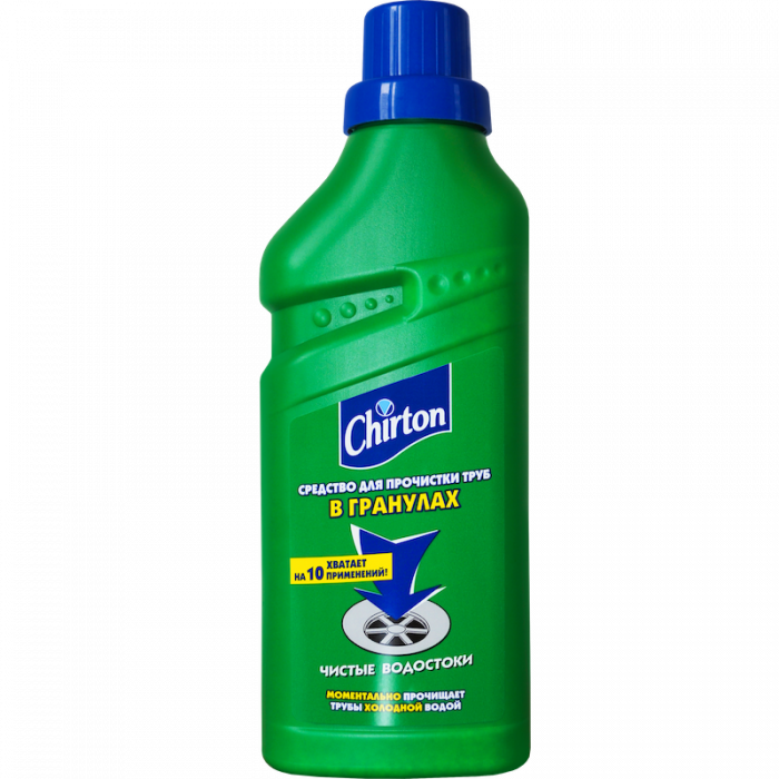 Гранулы для прочистки труб CHIRTON 600г 1/12