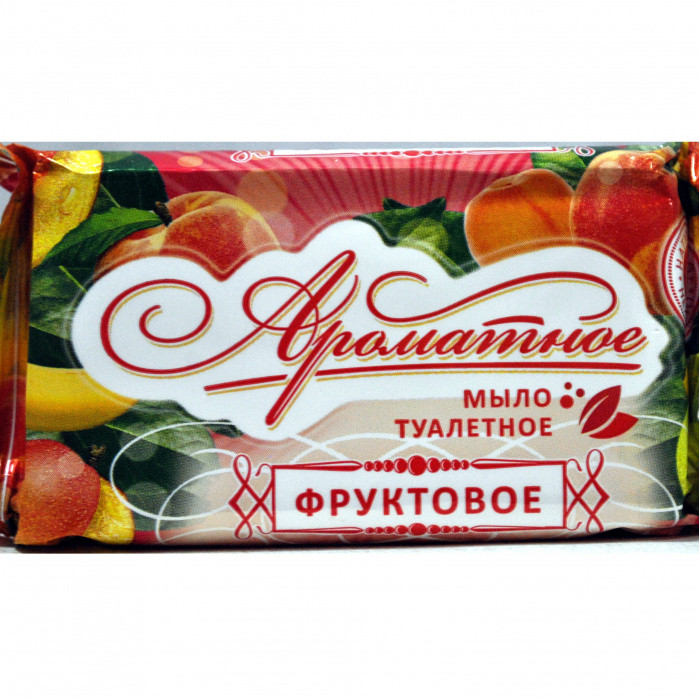 Туалетное мыло ФРУКТОВОЕ АРОМАТНОЕ 100г 1/90