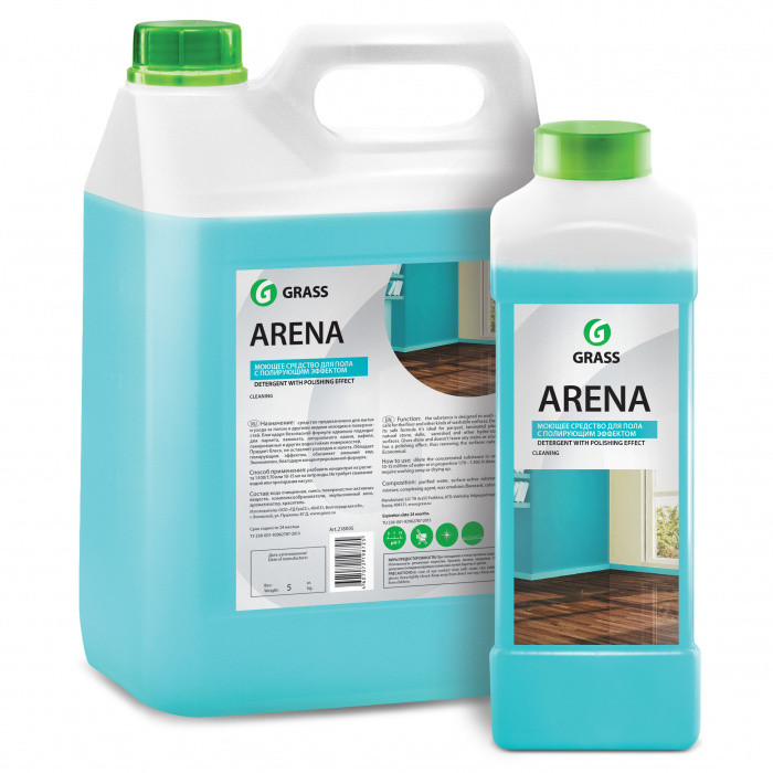 Средство с полирующим эффектом для пола ARENA 1л 1/12