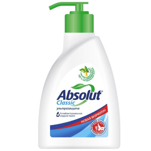 Жидкое мыло антибактериальное УЛЬТРАЗАЩИТА CLASSIC ABSOLUT 250гр 1/15 насос