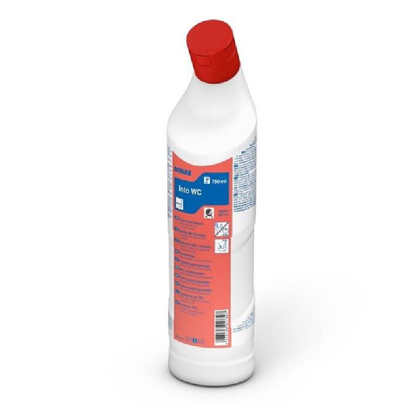 Ecolab Into WC кислотное средство для унитазов для очистки от минеральных отложений, ржавчины и других загрязнений