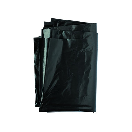Пакеты для мусора CLEAN BAG 200л, ПВД, 25шт, пласт, черные, 45мкм, 90*130см 1/1 1/5
