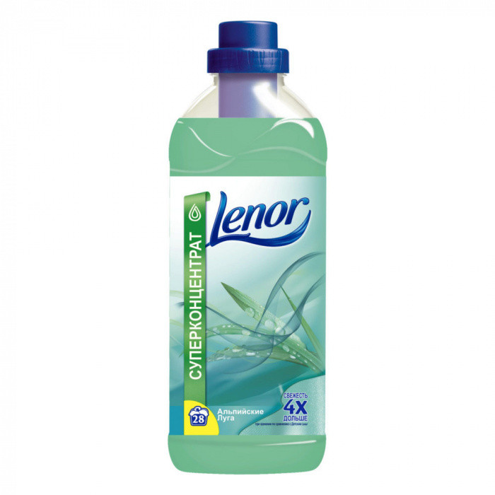 Кондиционер для белья супер концентрат LENOR АЛЬПИЙСКИЕ ЛУГА 1л 1/12
