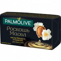 Туалетное мыло PALMOLIVE РОСКОШЬ МАСЕЛ МИНДАЛЬ И КАМЕЛИЯ 90г 1/6/72