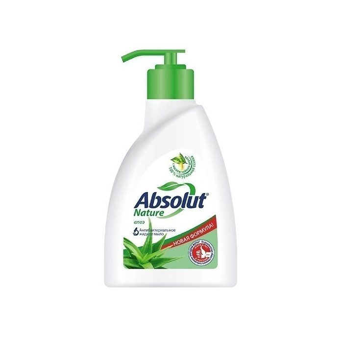 Жидкое мыло антибактериальное АЛОЭ NATURE ABSOLUT 250гр 1/15 насос