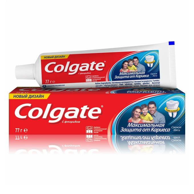 Зубная паста МАКСИМАЛЬНАЯ ЗАЩИТА ОТ КАРИЕСА СВЕЖАЯ МЯТА COLGATE 50мл