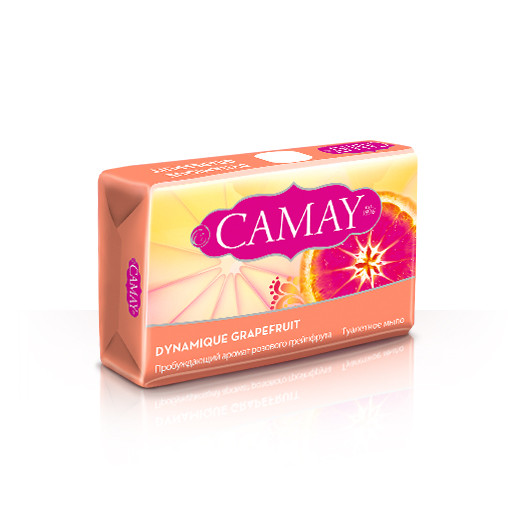 Туалетное мыло CAMAY DYNAMIQUE GRAPEFRUIT 85г 1/48