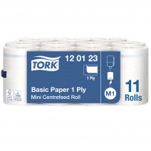 Базовая протирочная бумага Tork 1 сл белая Universal