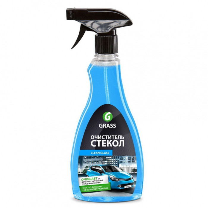 Очиститель для стекол, зеркал, авто CLEAN GLASS 500мл курок 1/15