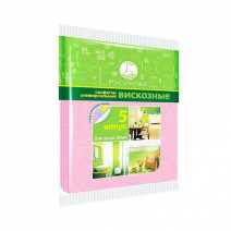 Салфетки вискоза РУСАЛОЧКА 30*38см, 5шт 1/42