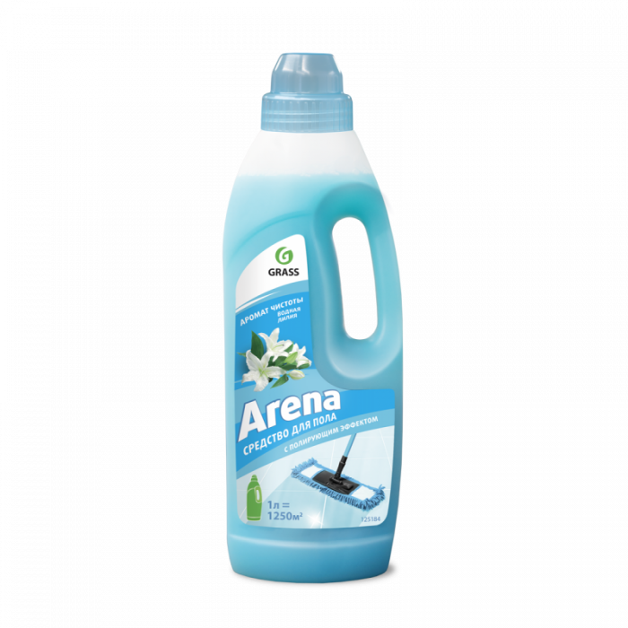 Средство с полирующим эффектом для пола ВОДНАЯ ЛИЛИЯ ARENA 1л 1/12