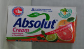 Туалетное крем-мыло антибактериальное ABSOLUT CREAM ГРЕЙПФРУТ и БЕРГАМОТ 90г 1/6/72
